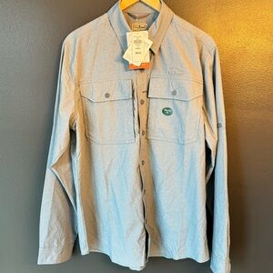LLBean Men’s Size Medium Button Down Shirt